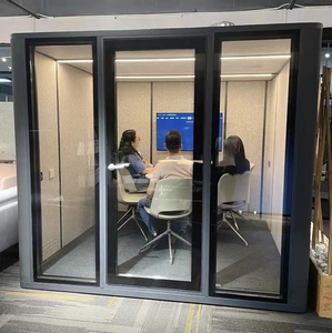 Cabines de bureau publiques insonorisées, cabine téléphonique insonorisée, barrière acoustique silencieuse, grande taille, studio d'enregistrement, cabine insonorisée - Product Image 4