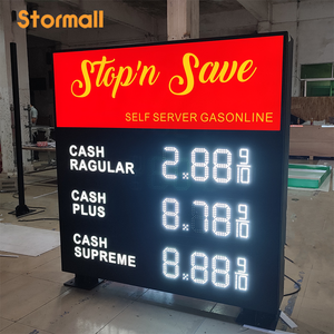 Letrero Digital LED para Gasolinera con Ahorro de Energía, IP65, <span class=keywords><strong>Control</strong></span> Remoto para Estaciones de Servicio - Product Image 4