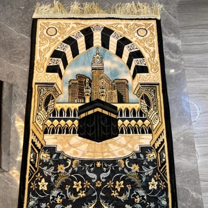Müslüman camii seccadeler-Tufted yıkanabilir yastıklı makine yapımı-ev ve seyahat için uygun taşınabilir boyutları-hediye için - Product Image 3