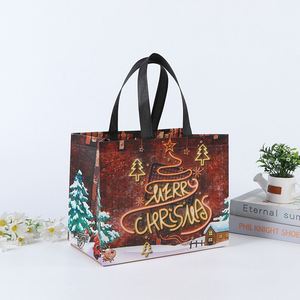 Bolsa de Compras Plegable Personalizada de Gran Capacidad, Fabricada en Tela No Tejida, para Comestibles y Regalos Navideños para Niños - Product Image 2