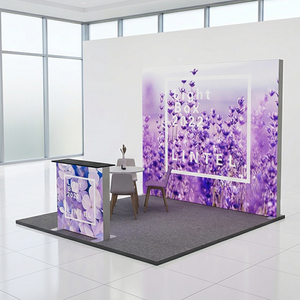 Stand d'exposition modulaire en tissu ODM 3x6, montage facile, murs en tissu tendu réutilisables - Product Image 6