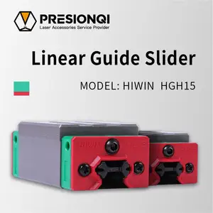 PRESIONQI HIWIN Linear Guide Rail Slider 15CA Upper Silver Universal Linear Bearing Linear Rail