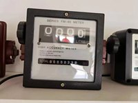 Contador de medidor de flujo de aceite combustible mecánico de 4 dígitos serie FM para diésel/gasolina