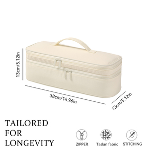 Nouvelles sacs de rangement pliables et résistants à l'eau pour sèche-cheveux grande capacité double couche 2026, pour <span class=keywords><strong>Dyson</strong></span>, Laifen, <span class=keywords><strong>fer</strong></span> à boucler et lisseur - Product Image 3
