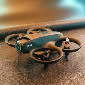 New D16 Four-Axis Remote Control Airplane Toy <b>Mini</b> Optical Flow Drone HD Dual <b>Camera</b> Obstacle Avoidance Black Technology 3km - Product Image 3