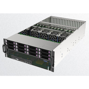 Servidor 4U-10GPU con 2x bahías de almacenamiento, rack 4U, electrónica intercambiable en caliente, fuente de alimentación de 750W, Xeon, HDD, SSD, 16/32/64GB, torres de ordenadores. - Product Image 5