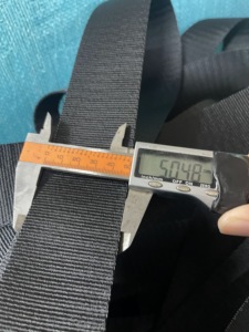 5cm 3.8cm 2.8cm Synthétique Polyester Sangle Sling Noir Vietnam Réglable Cargo Arrimage Sangle - Product Image 5