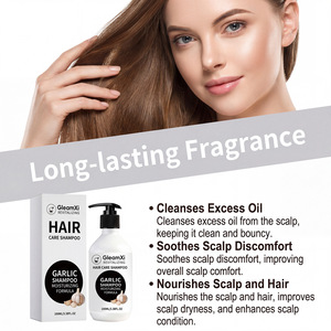 Champú de Ajo de Marca Privada Gleamxi, Champú Limpiador, Anticaspa, Antipicazón, para el Crecimiento del Cabello, Anticaída <span class=keywords><strong>y</strong></span> Nutritivo - Product Image 4