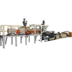 100% Recycled Extruder Machine Plastic Sheet For Thermoforming PET Sheet Extruder Machine