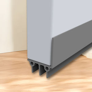 Bouchon <span class=keywords><strong>de</strong></span> porte anti-froid réglable, balayage <span class=keywords><strong>de</strong></span> porte en PVC et silicone, bande d'étanchéité contre les intempéries, insonorisation, anti-poussière, remplissage <span class=keywords><strong>de</strong></span> l'espace sous la porte - Product Image 1