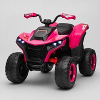Quad électrique 12V pour enfants, télécommandé, jouet à roulettes, plastique, double moteur, 4 roues, musique, véhicule tout-terrain