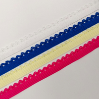 Vente en gros de sous-vêtements à coudre ruban élastique à bord de bouton de picot ceinture en dentelle ruban élastique pour vêtements bricolage
