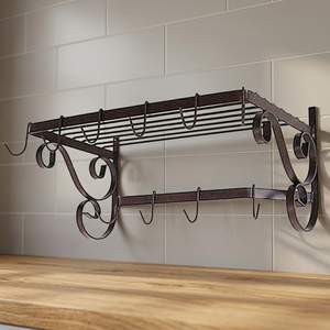 Chaman India Living Room <b>Hook</b> Type Eco-Friendly Iron Single Tier Non-folding Flower Pot Rack - Product Image 3