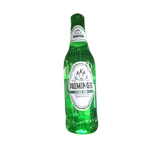 Özel tasarım şişme reklam için içme şişesi açık temizle PVC parlayan şişme bira şişeleri