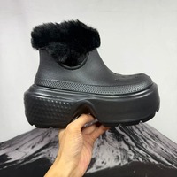 2025 gros personnalisé infirmière EVA Anti-glissant Original femmes chaud confortable automne/hiver bottes de neige sabots bottes d'hiver Mules