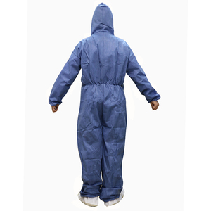 Vêtements médicaux consommables PP PE enduit jetable d'isolement chirurgical tricoté manchette liens robe - Product Image 3