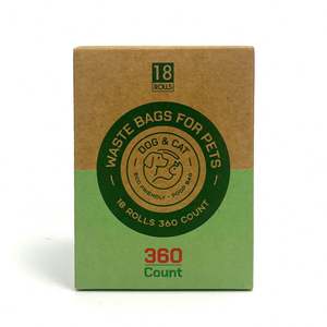 Sacs à déjections canines organiques, imperméables et étanches, en gros d'usine, pour la collecte des déchets - Product Image 1