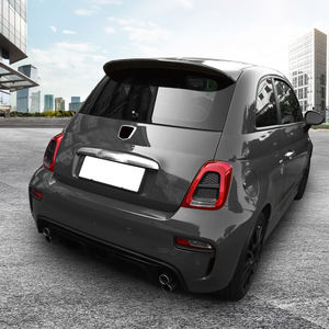 Cache de protection de feu arrière en ABS pour <span class=keywords><strong>Abarth</strong></span> 595 695 595C 695C <span class=keywords><strong>Fiat</strong></span> <span class=keywords><strong>500</strong></span> 500C 2016 2017 <span class=keywords><strong>2018</strong></span> 2019 2020 2021 2022 2023 2024 - Product Image 3