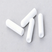 Embouts de cordon blancs creux de luxe en plastique robuste, écologiques et recyclables, pour cordons de sweats à capuche, cordons de pantalons de survêtement et vêtements