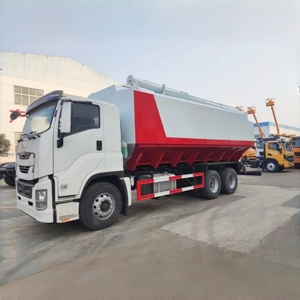 Camión de Alimentación a Granel Isuzu GIGA 6X4 de Servicio Pesado de 15 Toneladas y 30 m³ para Alimento de Pollo y Cerdo, Camiones de Alimento para Aves de Corral en Venta Directa de Fábrica - Product Image 4