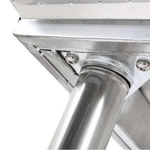 Banc de travail mobile robuste en acier inoxydable à 2 niveaux avec roulettes |   Équipement de cuisine commerciale pour restaurant, hôtel, cuisine domestique - Product Image 3