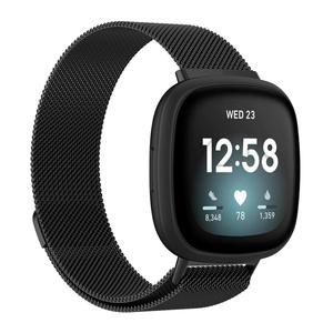 <span class=keywords><strong>Correa</strong></span> de <span class=keywords><strong>Reloj</strong></span> Magnética Milanesa de Primera Calidad para <span class=keywords><strong>Fitbit</strong></span> <span class=keywords><strong>Versa</strong></span> 4 <span class=keywords><strong>3</strong></span> Sense 2 Sense, Talla L, Ajustable, Ergonómica, de Repuesto - Product Image 1