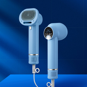Secador de Pelo Inteligente Portátil para Mascotas, Perros, Gatos y Poodles, con Cepillo y Secado Rápido, Color Azul - Product Image 1