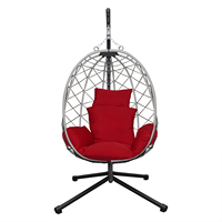 Fauteuil suspendu d'extérieur moderne, plusieurs options de couleurs, fabrication de luxe, prix abordable, haute qualité, mobilier décontracté d'extérieur et d'intérieur, macramé
