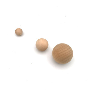 Boules décoratives <span class=keywords><strong>en</strong></span> <span class=keywords><strong>bois</strong></span> polies rondes naturelles non finies écologiques - Product Image 4
