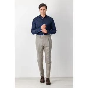 Chemise en jean bleu 100% coton Quatre saisons - Product Image 3