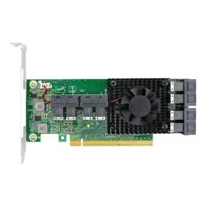 Linkreal LRNV9348-8I PCI Express x16至8 U.2 SFF-8643 NVMe固态硬盘适配器卡