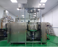 Fabrication de cosmétiques émulsifiant industriel de slime d'escargot homogénéisateur sous vide mélangeur crème de beauté dentifrice faisant la machine