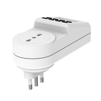 Prise intelligente Wattsave pour usage industriel et hospitalier, 230V 16A, prise italienne, programmation quotidienne/hebdomadaire, IP22 CE