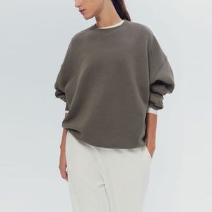 Custom <strong>Boyfriends</strong> Oversized <strong>Jumper</strong> Cotton Polyester Crew Neck Sweatshirts Hoodie Women Custom Pullover Hoodies - Product Image 3