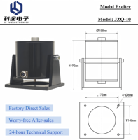 Excitateur modal JZQ-10 100N, simulateur de vibrations pour tester la réponse dynamique, la fréquence de résonance et l'impédance mécanique