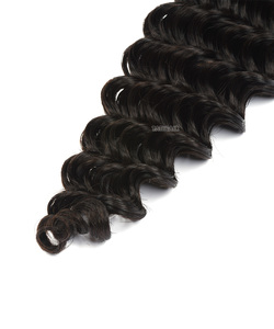 Sâu Sóng Phong Cách Nguyên Liệu Campuchia Remy Tóc 100% Tóc Con Người Máy Đôi Sợi Ngang Cho Boho Bím Tóc Tất Cả Các Màu Sắc - Product Image 6