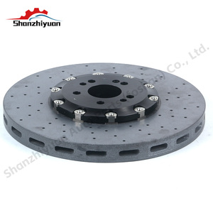 Vendita calda NewCarbon ceramico rotori a disco freno 380-440mm per Porsche 718 Boxster S 992.2 Carrera Cayenne 911 Sport classico - Product Image 5