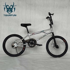 Tourfun 20-Inch BMX Bike <b>Model</b> 20-<b>D</b> Aluminum Alloy Frame Rigid Dual Disc Brakes Stunt Bike for Adults Comfort Saddle 85kg Load - Product Image 1