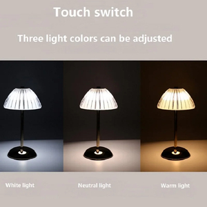 Led Table Lamp Touch Sensor Crystal Desktop Night Light Nordic Decoration Retro Desk Lamps Bar Hotel Bedroom Lighting - Product Image 4