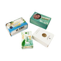 SENCAI — boîte de rangement en papier blanc, pas cher, emballage cadeau personnalisé de haute qualité, boîte de rangement pour savon avec fenêtre transparente en pvc
