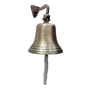 Home & Garden Decorative Bells Brass Ship Bell Hot Selling Rust Free Solid Nautical Bells for Holiday & <b>Christmas</b> - Product Image 1