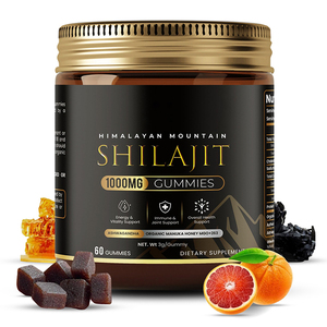 Pure Himalayan Shilajit Gummies Ashwagandha Raw Manuka Miel Supplément D'acide Fulvique Trace Minéraux Gummies Adultes Femmes Enceintes - Product Image 1