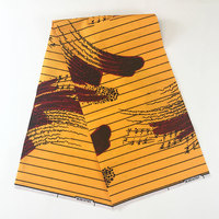 Muestra gratis al por mayor de diseños africanos tela africana 100% algodón