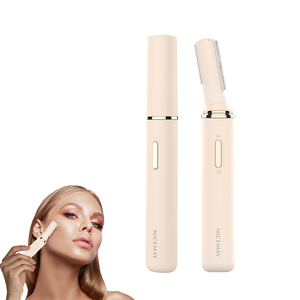 Épilateur électrique pour le visage et les sourcils, mini rasoir instantané indolore pour femmes, tondeuse portable de voyage - Product Image 1