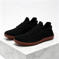 Chaussures de marche unisexes en tricot, légères et respirantes, à semelle plate en caoutchouc, idéales pour le camping, la randonnée et le sport (vente en gros)