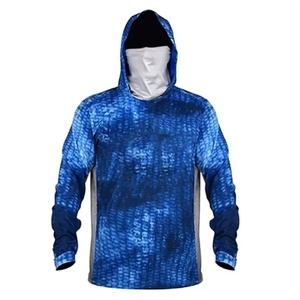 เสื้อฮู้ดดี้ป้องกันแสงแดด UPF 50+ สำหรับผู้ชาย แขนยาว น้ำหนักเบา ป้องกันรังสียูวี เหมาะสำหรับกิจกรรมกลางแจ้ง เดินป่า ตกปลา - Product Image 6