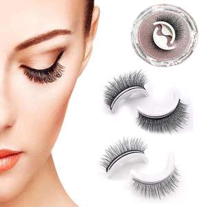 للبيع بالجملة رموش اصطناعية ثلاثية الأبعاد ناعمة بعلامة خاصة رموش ذاتية اللصق اضغط على الرموش بدون غراء رموش عبوة تغليف - Product Image 6