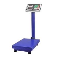Balance de plateforme industrielle pliable Santwell en acier au carbone, balance de sol électronique avec affichage numérique LED pour entrepôt et expédition