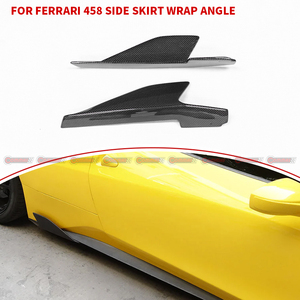 Mejores piezas de fibra de carbono estilo OEM para automóviles, faldones laterales para Ferrari 458, piezas de carrocería - Product Image 1