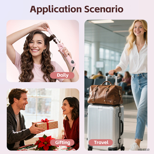 <span class=keywords><strong>Fer</strong></span> <span class=keywords><strong>à</strong></span> boucler électrique professionnel, chauffage <span class=keywords><strong>automatique</strong></span> PTC, certifié ROHS, pour des ondulations parfaites - Product Image 2